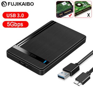 외장 HDD 케이스 하드 드라이브 박스 USB 3.0 2.5 인치 SATA 모바일 인클로저 5Gbps 브라켓 UASP PC 노트북