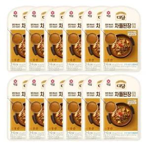 [하프클럽/CJ제일제당]백설 다담 차돌된장찌개양념145g x12개