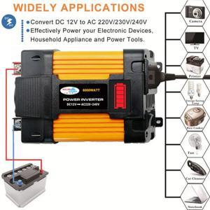 태양광 발전 시스템 패널 배터리 충전 컨트롤러 30A 6000W 인버터 수정 사인파 키트 110 V 220V 20W