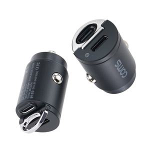 BD887 Coms 차량용 45W 듀얼 충전기 초소형 시거잭 PD USB-C 2포트