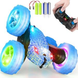 몬스터잼 자동차 완구 피규어 모형 리모컨 RC 장난감 2.4GHz 4WD 고속 키즈 360° 회전 몬스터 트럭 여자