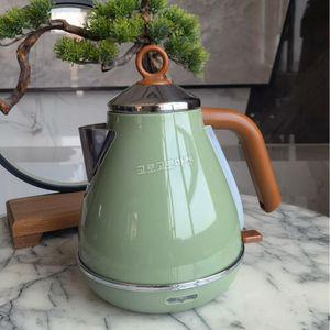 빈티지 전기포트 커피 전기 토스터 포트 주전자 올리브
