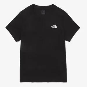 노스페이스 W 데일리 코튼 반팔 라운드 티 NI7UQ38A BLK