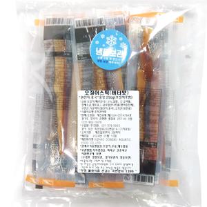 오징어스틱 버터맛 250g 개별포장 bbq 조미오징어 라운딩 간식 탕비실 안주