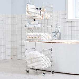 JBJ 비블레스 리비에르 프리미엄 121리터 올스텐 304 세탁바구니 3단 [바퀴포함]