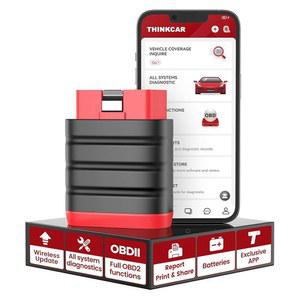 씽크카 씽크다이아그 미니 블루투스 OBD2 스캐너, iOS 및 Android용 OEM 전체 시스템 진단 스캔 도구, 엔진 라이트 폴트 자동차 코드 리더 확인