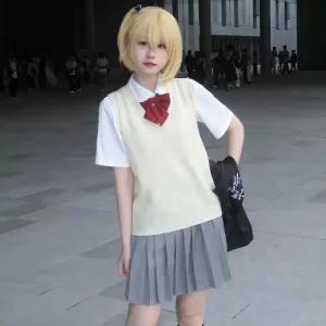 하이큐 야치 히토카 교복 코스프레 JK 스타일 제복 가발 포함 풀세트 코스튬