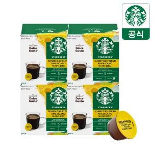 스타벅스 써니데이 블렌드 캡슐커피 by 네스카페 돌체구스토 12캡슐 x 4박스 (총 48캡슐) / STARBUCKS
