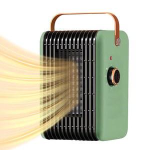 실내용 1500W 공간 히터 PTC 휴대용 전기 고속 난방실 소형 난방 및 팬 모드 110V 플러그인 데스크 오피스 침실 욕실용