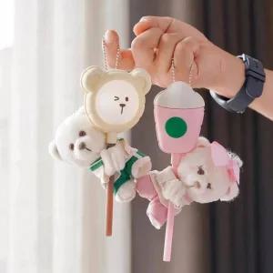 [정품] 스타벅스 중국 2025 썸머 딜리버리MD 막대사탕 베어리 인형 키링 열쇠고리 냉장고 마그넷