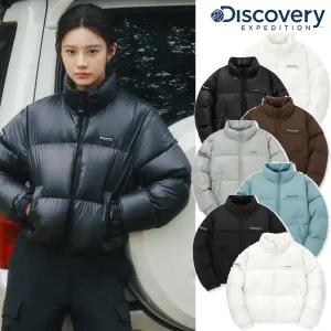 [디스커버리](강남점)[24F/W] 디스커버리 DWDJ8D046 여성 반슬리 크롭 고프코어 다운 숏패딩 자켓 RDS ...