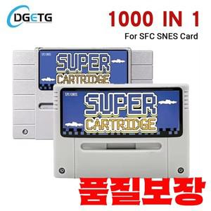 SNES 1000 in 1 SFC 게임 카트리지 플래시 카드 Super Famicom 비트 미국/EU/JP 버전 비디오 콘솔 (4G 포함
