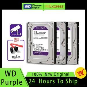 외장하드 6 캐시 64M 3TB HD 내부 Gb/s 4TB III 디스크 감시 WD 2TB 3 5 하드 드라이브 SATA 자주색 CCTV DVR NVR HDD 1TB