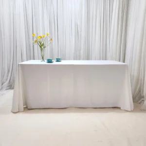 이은 선 없는 1장 덮개 광폭 식탁보 행사용테이블보