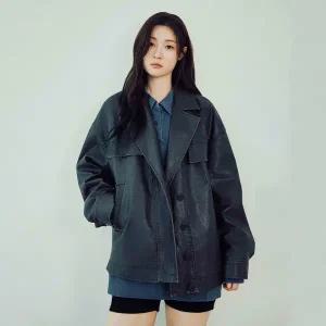 [롯데백화점]온앤온 빈티지 레더 점퍼 NEL5AM832_94