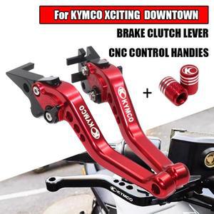 KYMCO XCITING 250 300 500 400 DOWNTOWN 200/300/350 오토바이 액세서리 짧은 브레이크 클러치 레버 조절
