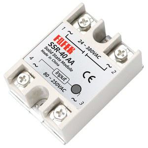 1PC 10A 25A 40A 60A AC 단상 솔리드 스테이트 릴레이 SSR 10AA 25AA 40AA 60AA 80 250VAC 220V 24 380V