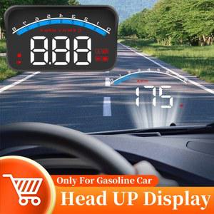 새로운 M6S HUD 자동차 업 디스플레이 Obd2 속도계 시계 수온 볼트 KM/h MPH 자동 전자 앞 유리