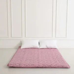 더크린 바닥요매트 퀸2인용(요커버/요솜) 핑크