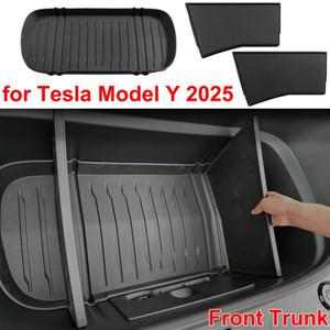 테슬라 모델Y 주니퍼 2025 프론트 트렁크 매트 파티션 보드 TPE 프렁크  쿠션 악세사리 정리