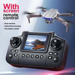 새로 업그레이드 된 드론 E88 Pro  듀얼 카메라 HD 항공 사진 스크린 Foldable Quadcopter RC 장난감  소