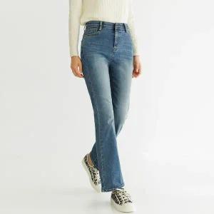 [데드라](88size)호야링사부츠컷데님팬츠 PTE5011_DC