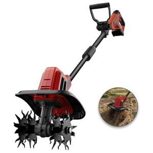 밀워키 18V 배터리(도구 전용)와 호환되는 MaxMore 무선 경운기, 48개의 스틸 타인, 270RPM, 8.7인치 경운