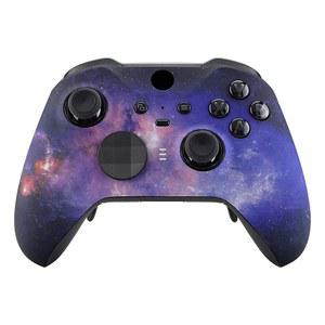 엑스트림레이트 성운 은하 패턴 페이스플레이트 커버, 소프트 터치 전면 하우징 쉘 케이스 교체 키트 Xbox One 엘리트 시리즈 2, 2 코어 컨트롤러 모델 1797 - 미포함