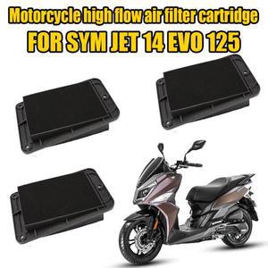 SYM JET 14 EVO 125 2023 2024 2025 오토바이 수정 에어 필터 고 유량 액세서리