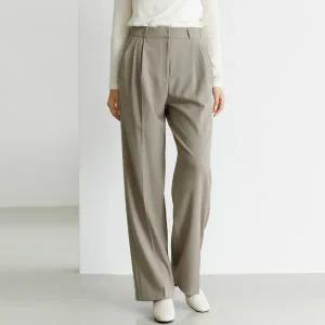[데드라](88size)다니엘핀턱와이드팬츠 PTE5014_DO