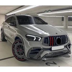 프론트 레이싱 빌렛 범퍼 그릴 커버 벤츠 W167 GLE350 GLE450 20-온 디럭스