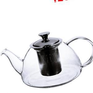 유리주전자 유리티포트 티팟 대용량티포트 다인용티포트 스텐망티포트 1 필터주전자 스테인레스필터