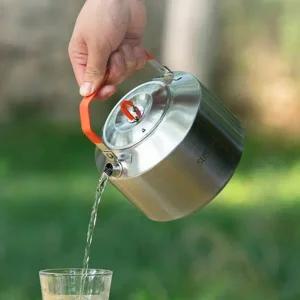 캠핑마운틴 304스텐 캠핑주전자(1.5L) 인덕션 케틀
