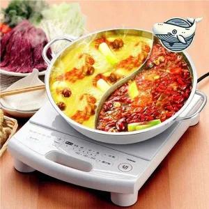 [콩심팥심]반반 샤브샤브 훠궈 주방 필수 요리냄비 인덕션냄비 직화냄비