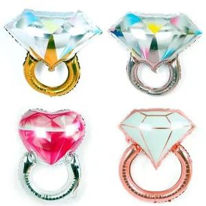 [셀러에이드]대 촬영 장식 슈퍼쉐잎은박풍선반지모형 웨딩 풍선 생