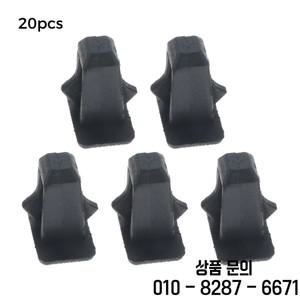 크라이슬러 지프 호환 그랜드 체로키 1999 On 용 20Pcs 로커 패널 클립은 5FR56DX9 검정색 나일론 대체합니