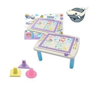 아이들 창의력 발달 빅컬러 보드책상 요술칠판