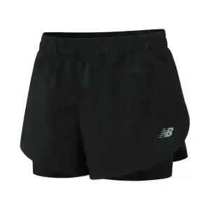 NB 뉴발란스 스포츠 3인치 투인원 여성 트레이닝 반바지 쇼츠 팬츠 블랙 WS51465-BK