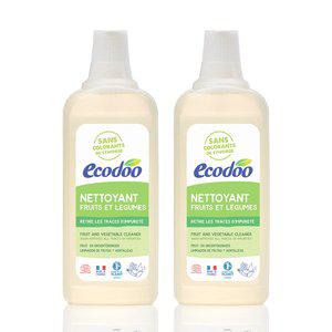 [에코두]과일 /채소 전용 세척제750ml  2개 (  잔류 농약 불검출  )