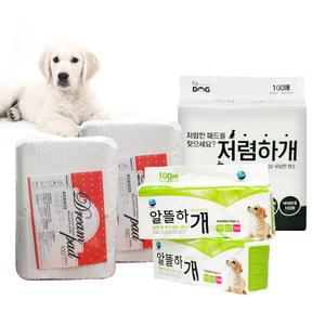 강아지 절약형 패드 100매 배변판 화장실