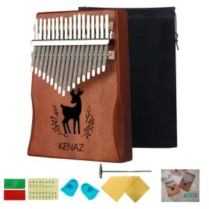 케나즈 KK215 사슴 어쿠스틱 칼림바 17음계 마호가니 카림바