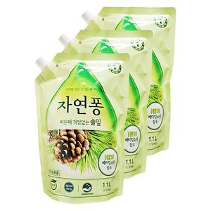 엘지 자연퐁 주방세제 찌든때 걱정없는 솔잎 1.1L 3개