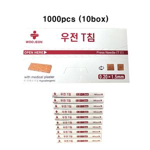 우전 티침 붙이는침 이침 1000pcs