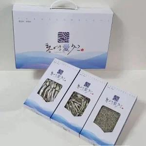 통영애찬 멸치3종 선물세트 3호(대멸치250g+중멸치250g+세멸치300g)