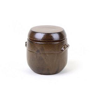 옹기 장단지 1호 12x11.5cm 500ml 미니 소금 양념단지