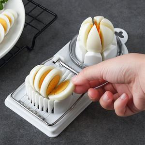 삶은 계란 과일 이지 에그 슬라이서 스테인레스 스틸 커터