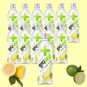 링티제로 레몬라임12병 500mL 활력충전 에너지보충 비타민 미네랄 함유