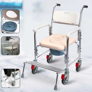 이동식 환자용 목욕의자 이동식변기 복지 노인목욕의자 바퀴고정 안전장치