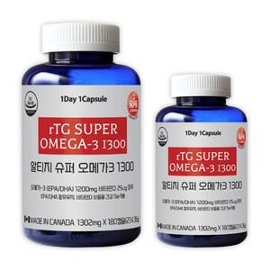 통라이프 알티지 슈퍼 오메가3 1300 1302mg 180캡슐 12개월분