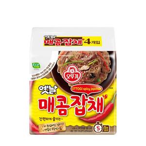 오뚜기 옛날 매콥 잡채 봉지 77.5g 4개